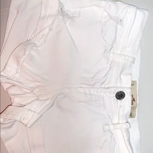 Hollister White Jean shorts